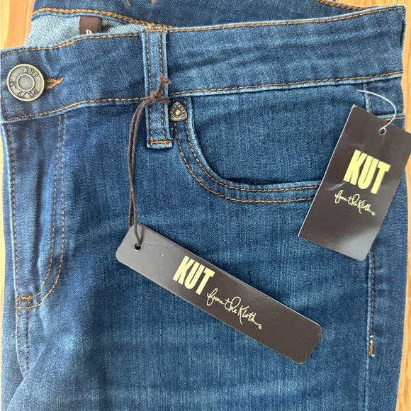 Kut from the Kloth Indigo Straight Leg Jeans - Picture 2 of 4